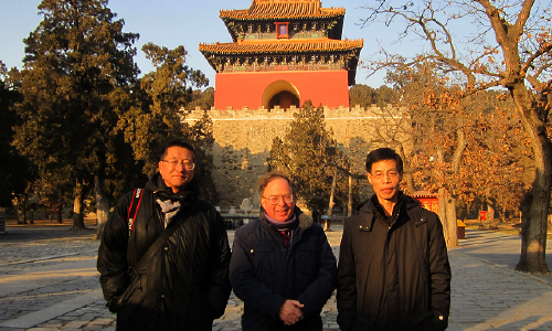 With CAA Colleagues, Ming Tombs, Beijing, Dec 2014